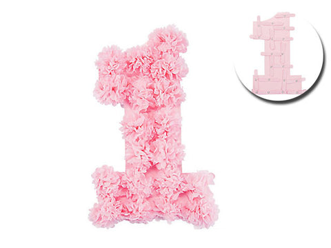 1st Birthday Tissue Wall Decoration (click for more colors)
